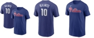 Nike Men's Jt Realmuto Royal Philadelphia Phillies Name Number T-shirt